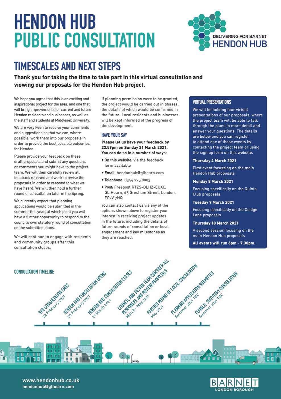 Timescales and Next Steps