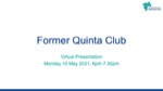 Hendon Hub - Former Quinta Club Virtual Presentation 10th May 2021