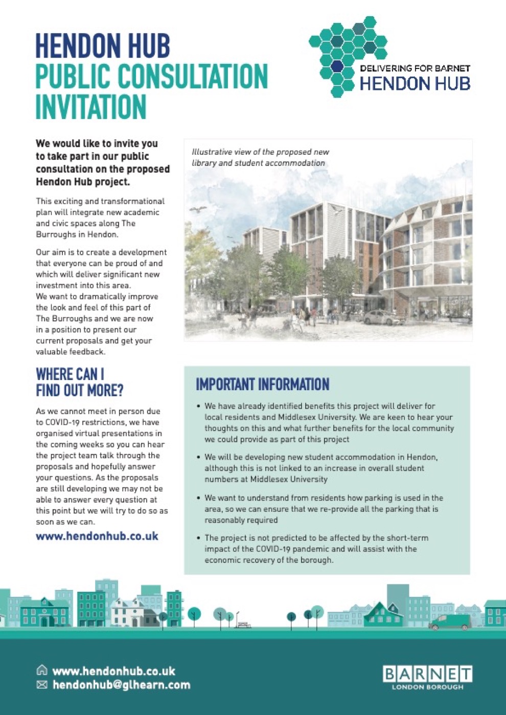 Hendon Hub Public Consultation Invitation